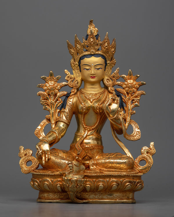 buddhist-green-tara-sculpture