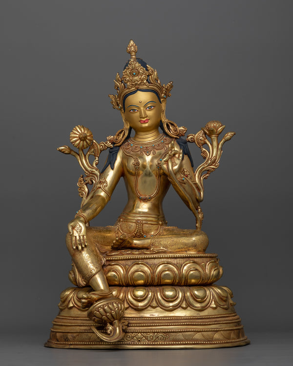 Loving Mother Green Tara Statue