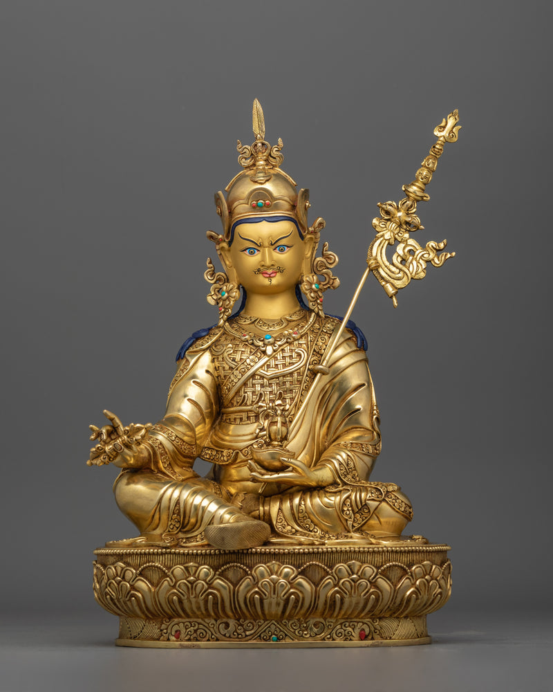 Sacred Guru Rinpoche Copper Statue