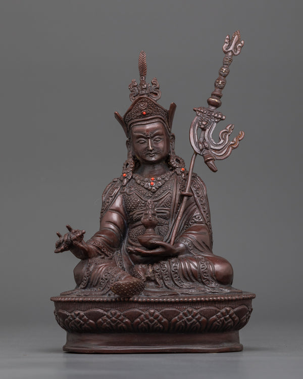 oxidized-guru-rinpoche-statue