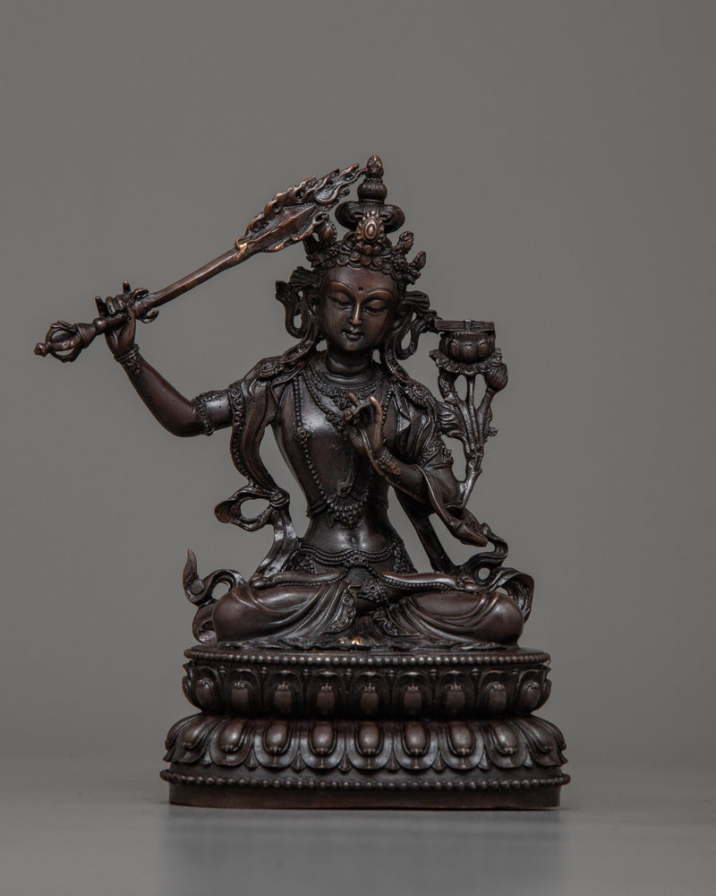 miniature-manjushri-statuette