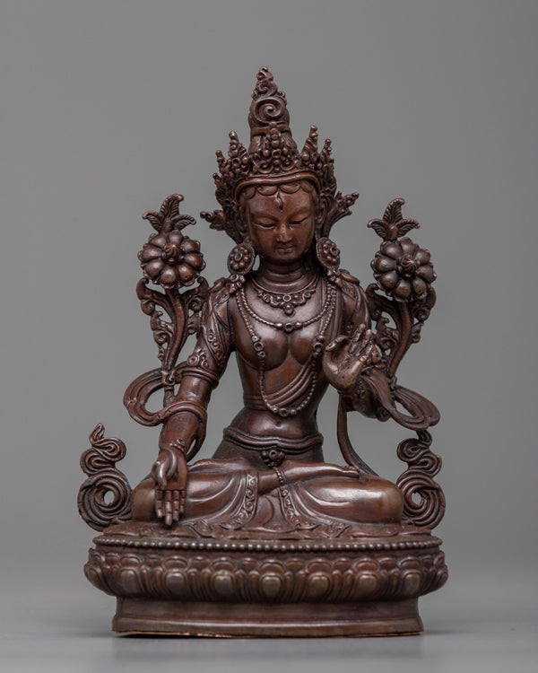 Machine Made White Tara Statue