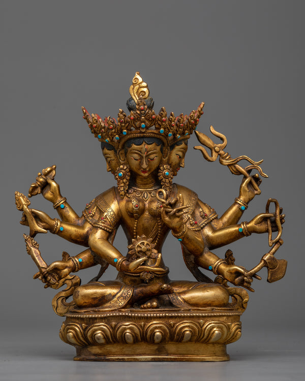 maha-pratisara-gold-gilded-antique