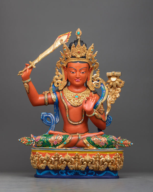 Colorful manjushri Sculpture