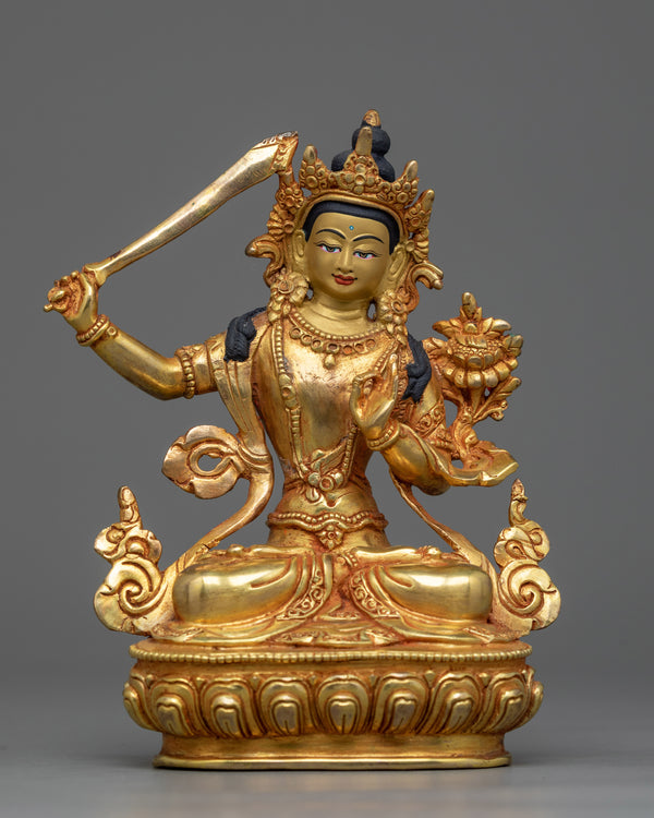 manjushri-small-gold-gilded