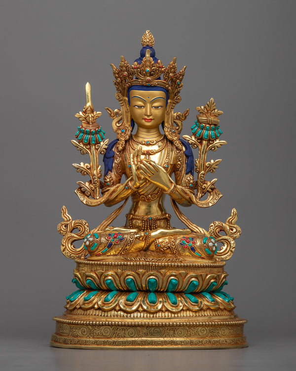 wisdom-deity-manjushri-sculpture