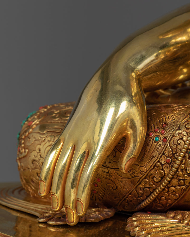 Majestic 104cm Shakyamuni Buddha Sculpture | A Collector’s Pride