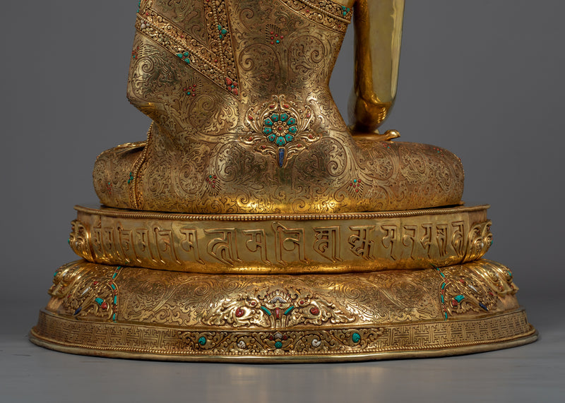 Majestic 104cm Shakyamuni Buddha Sculpture | A Collector’s Pride