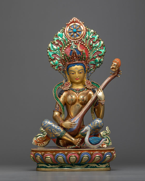 saraswati with veena 