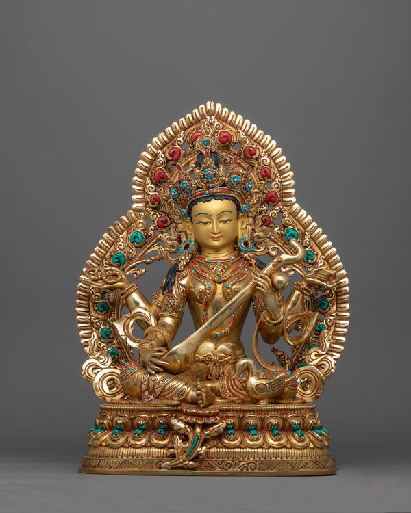 Hindu Feminine Goddess Statue