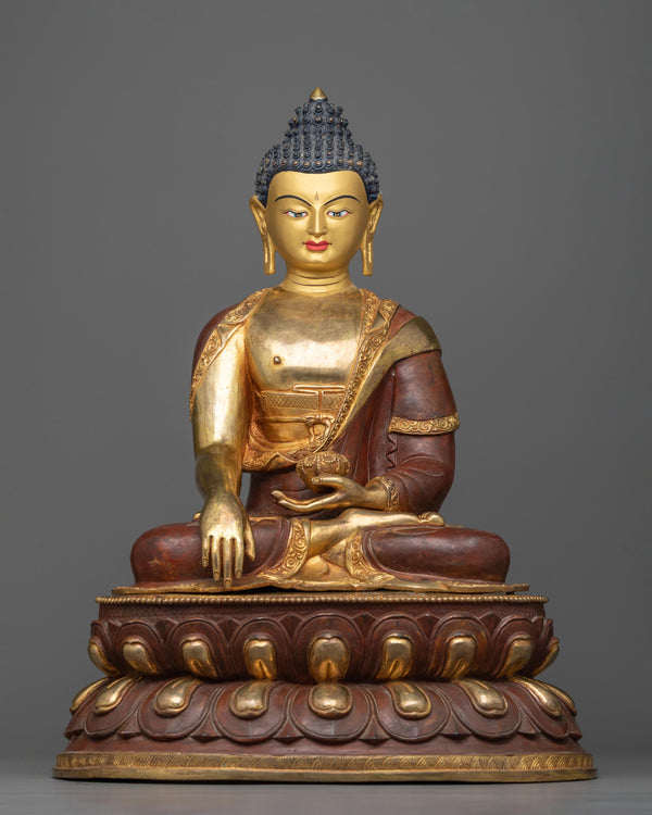 Buddha Shakyamuni Copper Statue