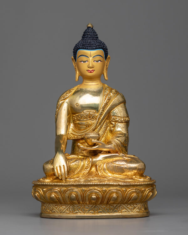 historical buddha gilt statue