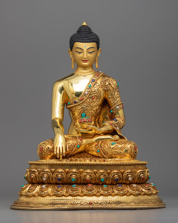 shakyamuni-buddha with elongated ear