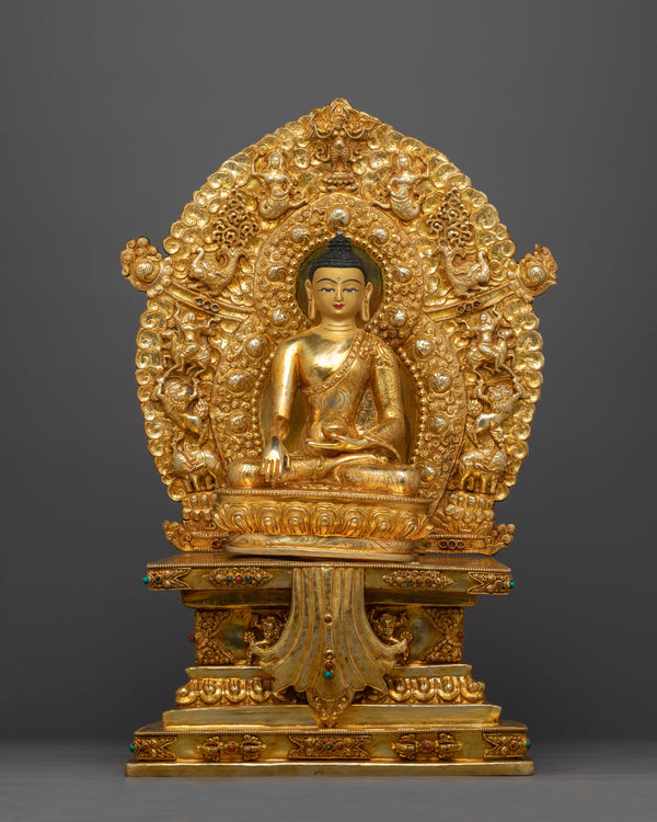 shakyamuni-buddha-gold-gilded-with-throne