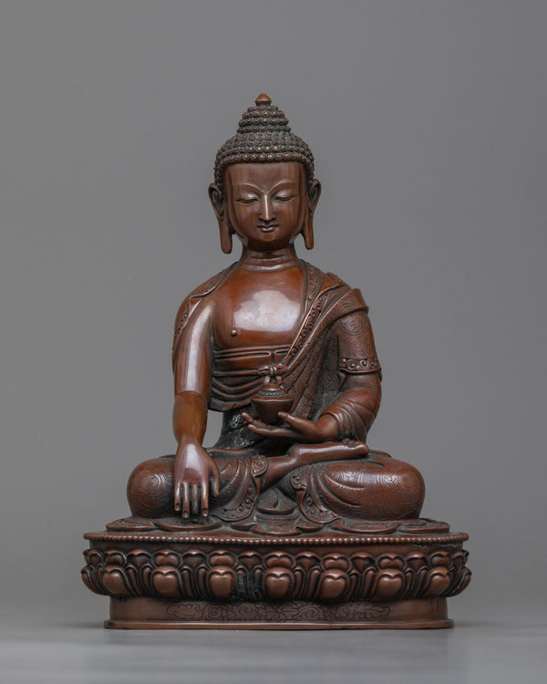 shakyamuni-buddha-brown statue