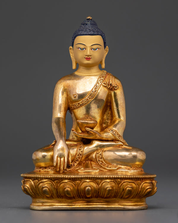 24K gold gilded Shakyamuni 