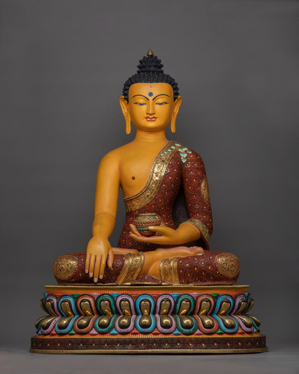 yellow-colored-shakyamuni-buddha