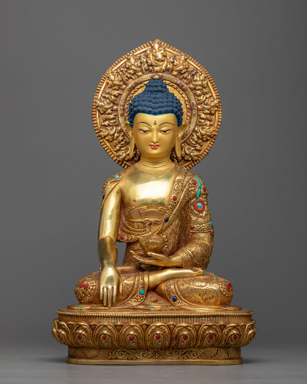 shakyamuni-buddha-gilt-sculpture