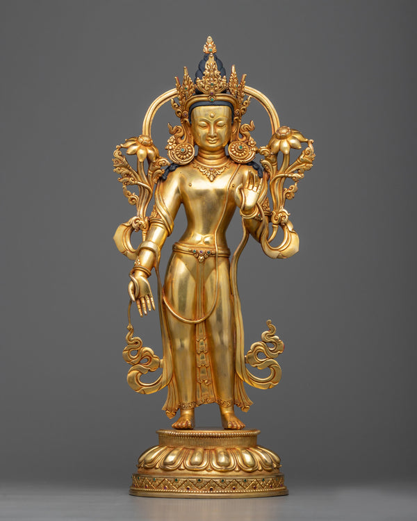 Standing Chenrezig 44cm Statue