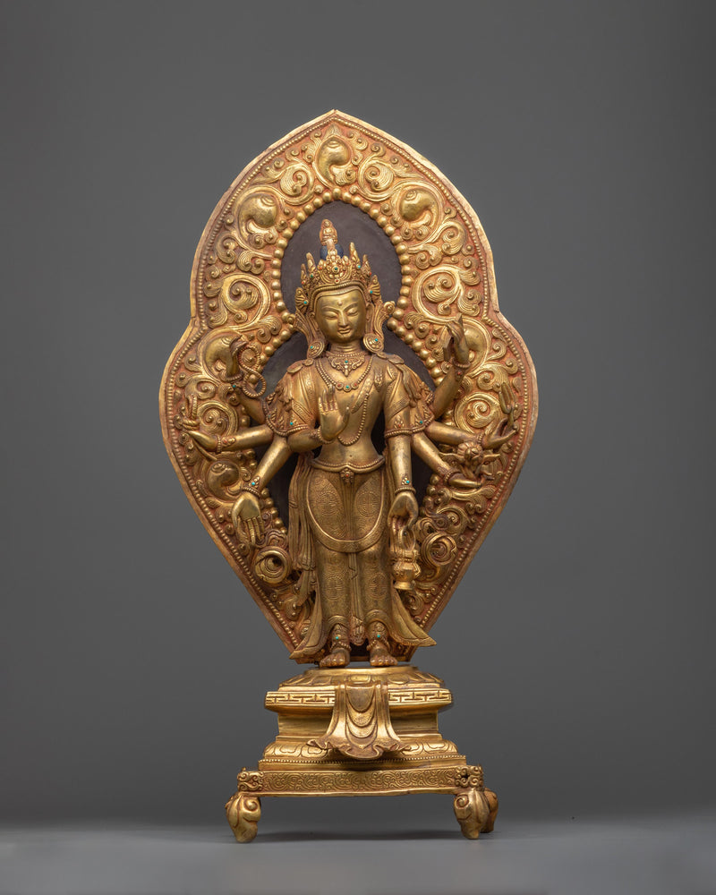 standing-chenrezig-sculpture-for-your-shrine