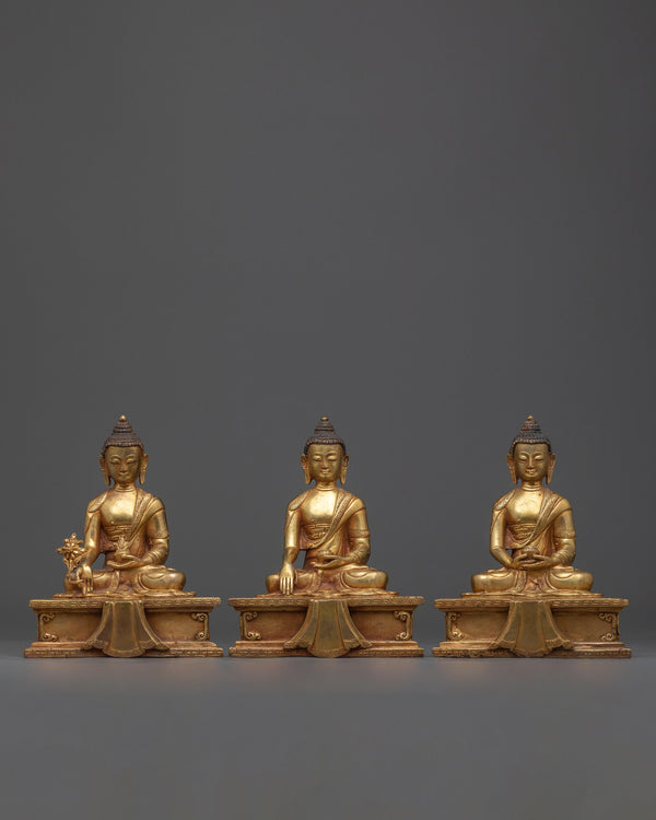 3 buddha images