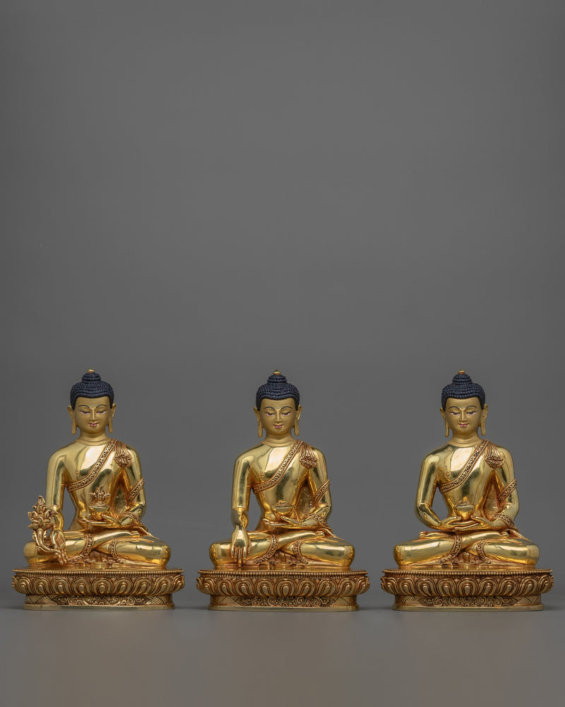 three buddha-statue-set