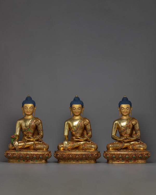 three-buddha-statue-for-buddhist-shrine