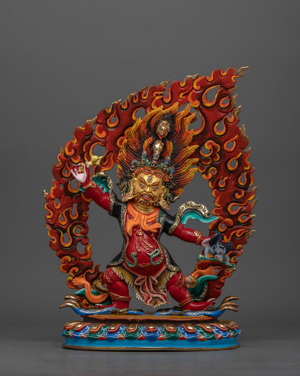 Handcrafted Trakpo Sumtril Sculpture