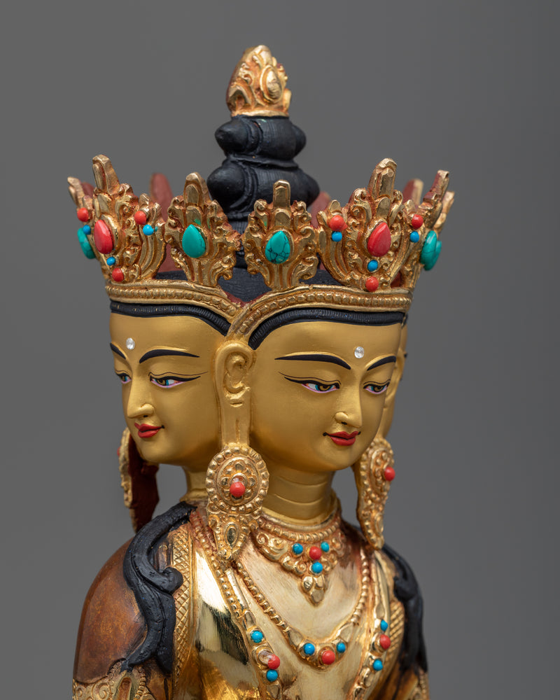 Vairocana Buddha Statue | Handmade in Century-old Nepali Tradition