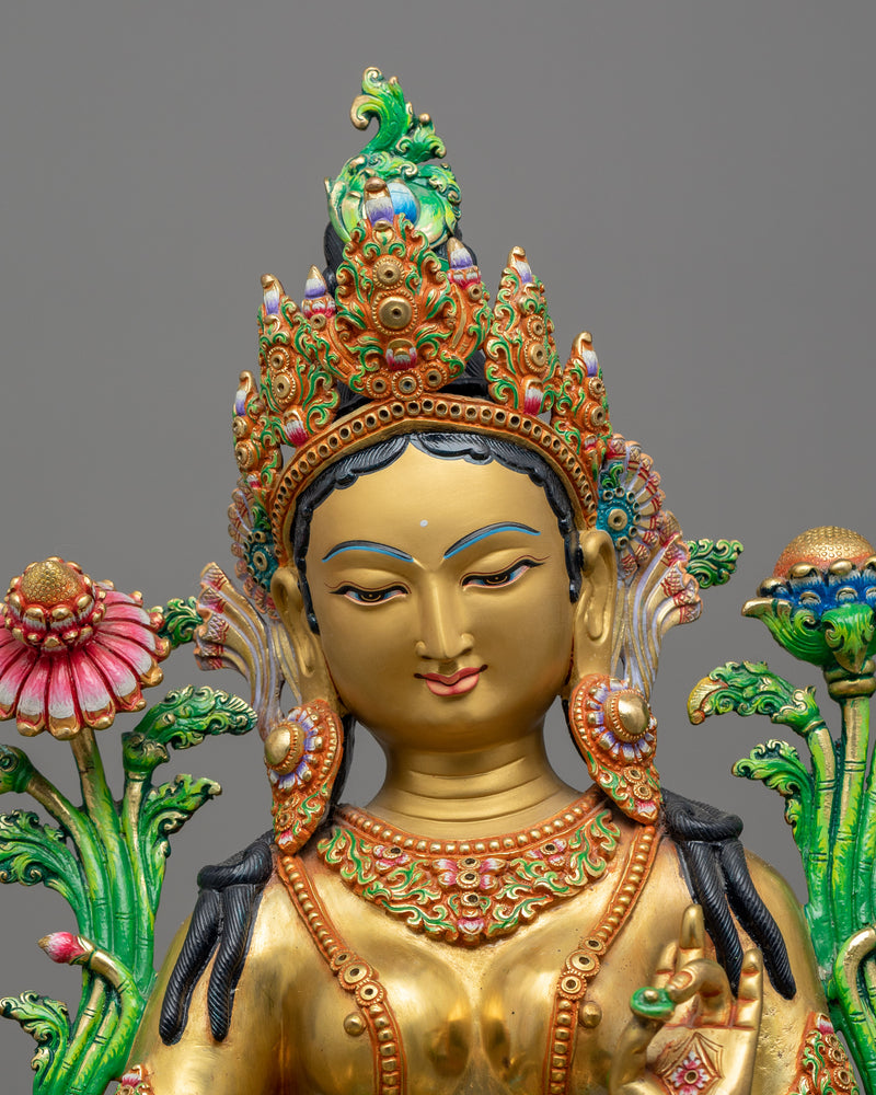 green-tara-spiritual-sculpture