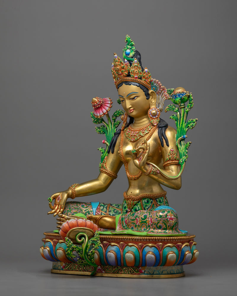 green-tara-spiritual-sculpture