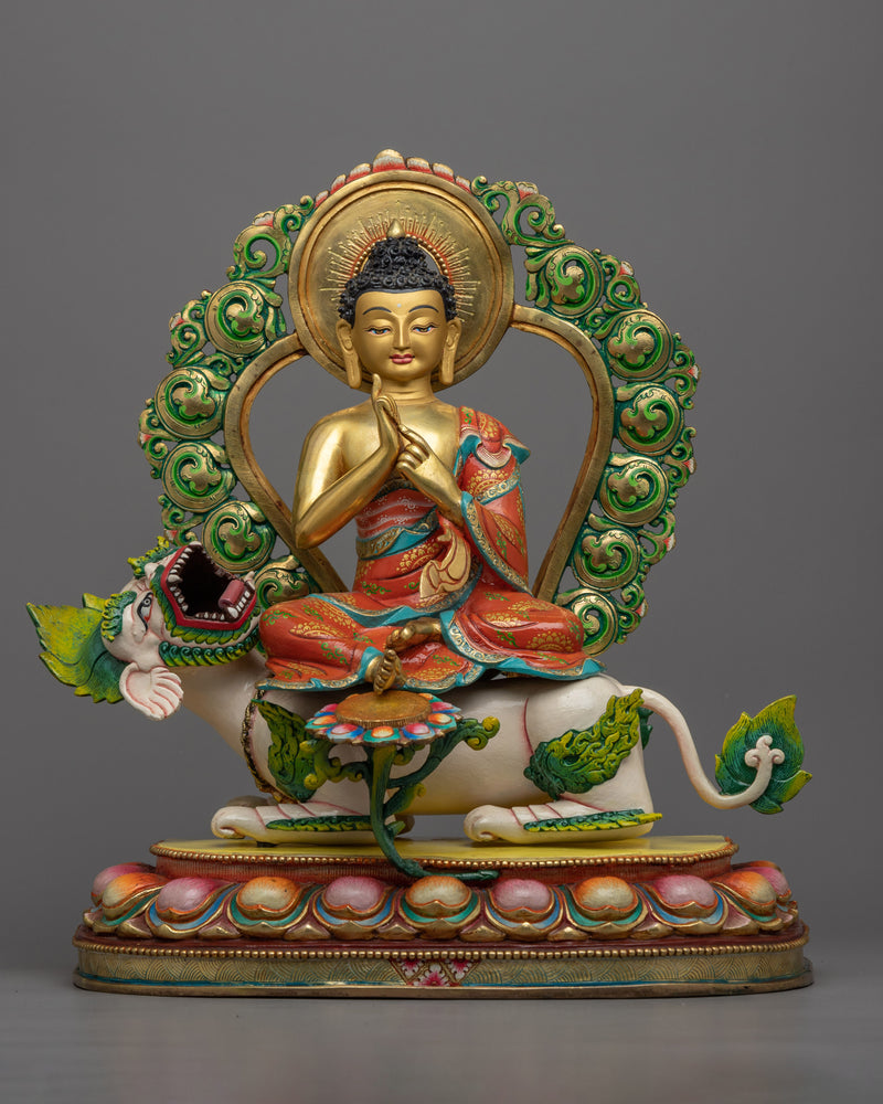 vairocana-seated upon lion