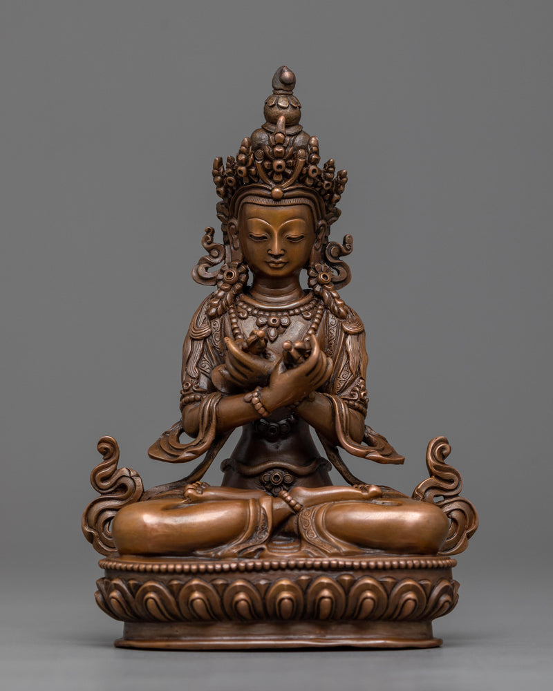 vajradhara-buddha oxidized sculpture