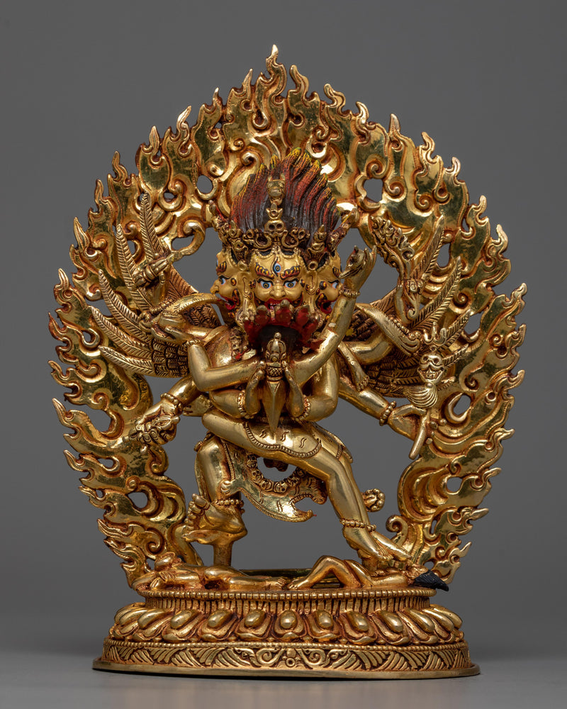 vajrakilaya-gilt statue