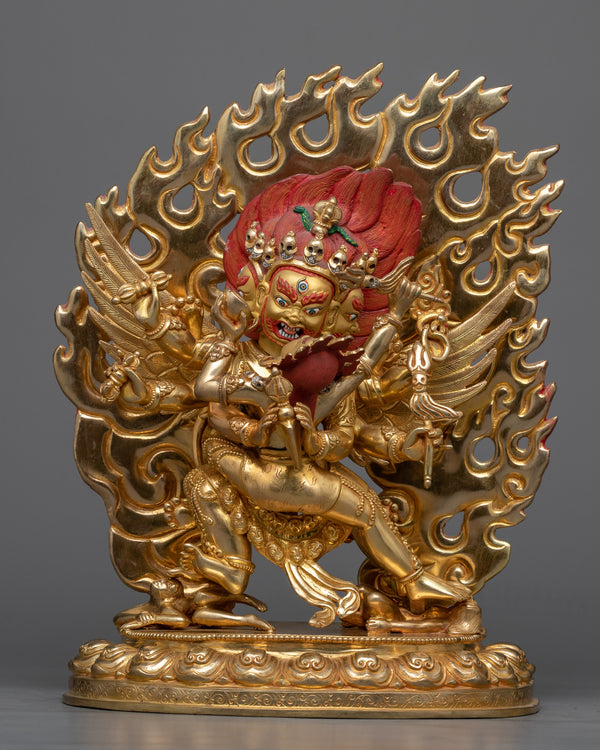 vajrakilaya-gilt sculpture