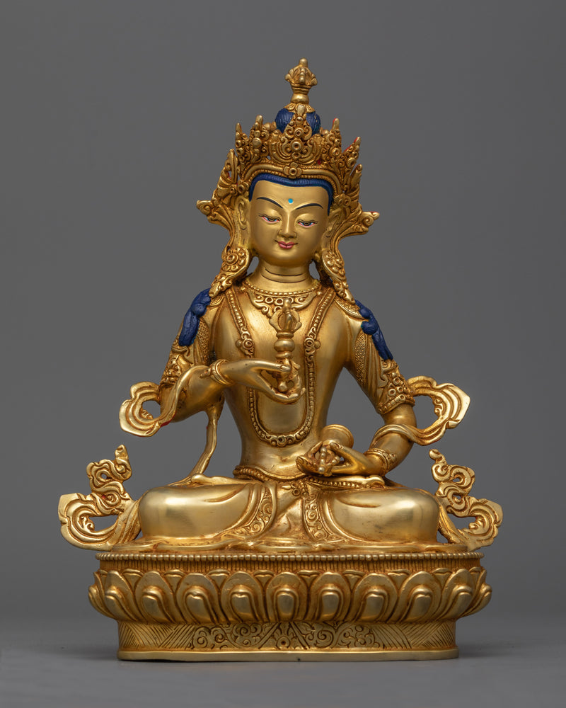 vajrasattva-gold-gilded-sculpture