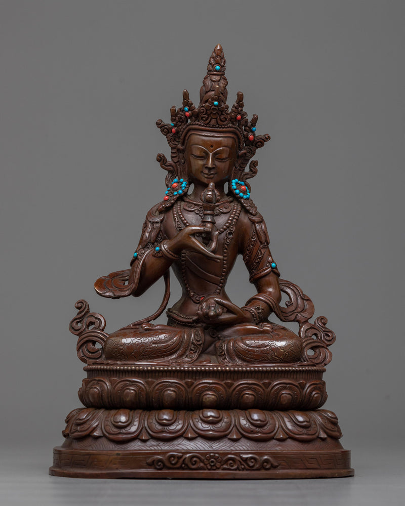 vajrasattva-oxidized sculpture