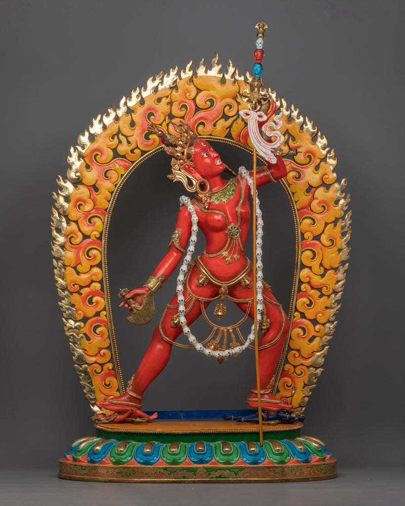 Vajrayogoni Red Dakini Statue 