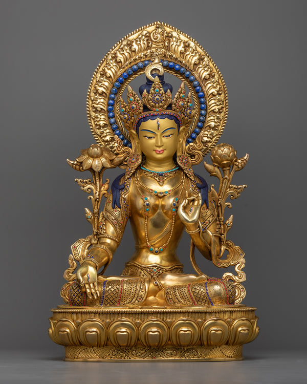 tibetan-white-tara-sculpture