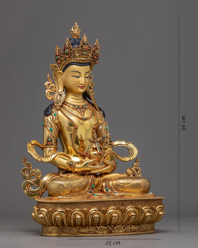 Buddha Amitayus Statue | Traditional Himalayan Art Nepal