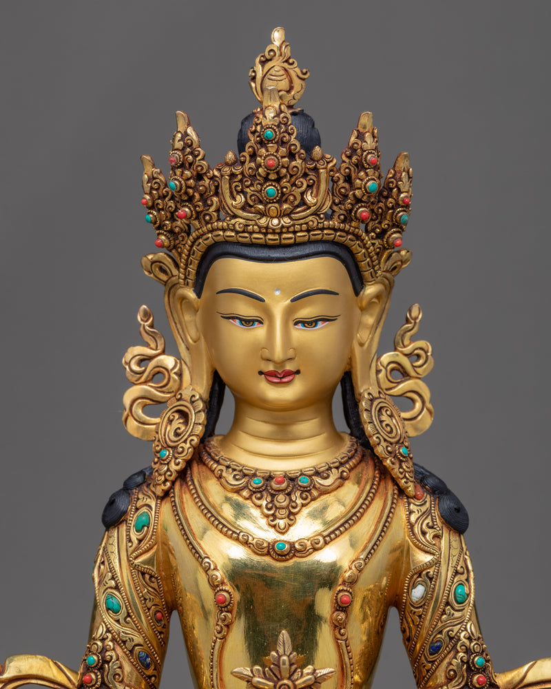 Buddha Amitayus Statue | Traditional Himalayan Art Nepal