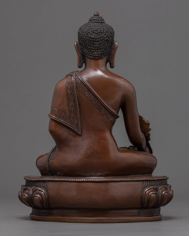 Lapis Lazuli Medicine Buddha Statue | Handmade Sculpture Art