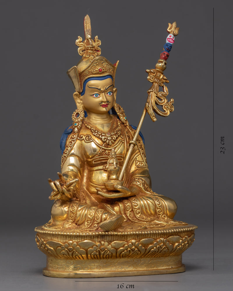 Small Guru Rinpoche Sculpture | Traditional Buddhist Art