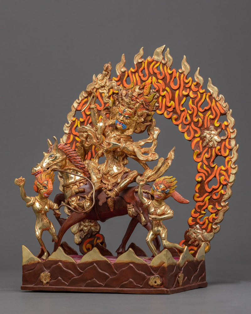 Palden Lhamo Statue | Traditional Himalayan Buddhist Art