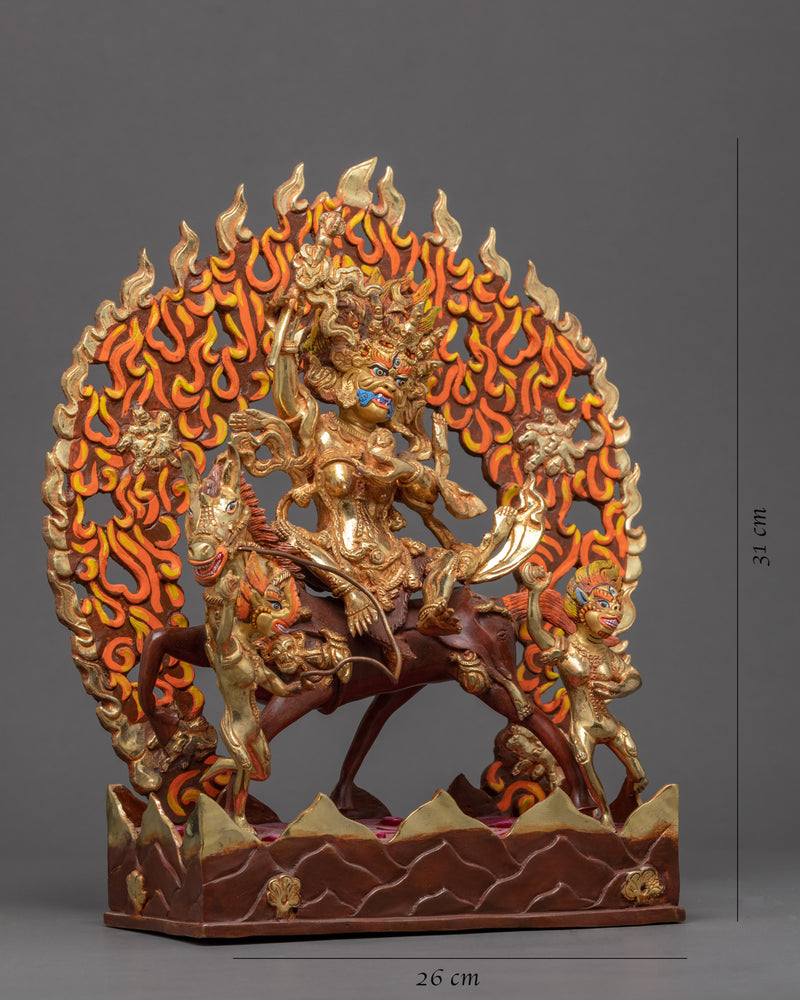 Palden Lhamo Statue | Traditional Himalayan Buddhist Art