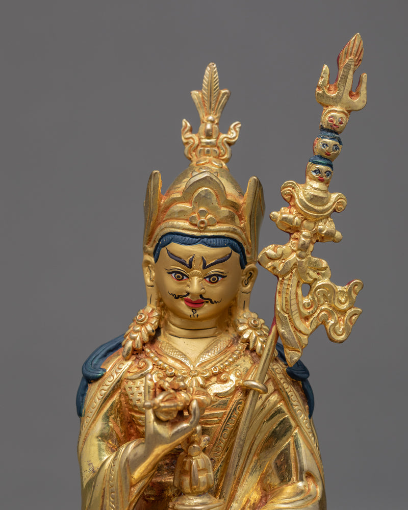 Guru Padmasambhava Artwork | Traditionally Hand Carved Statue