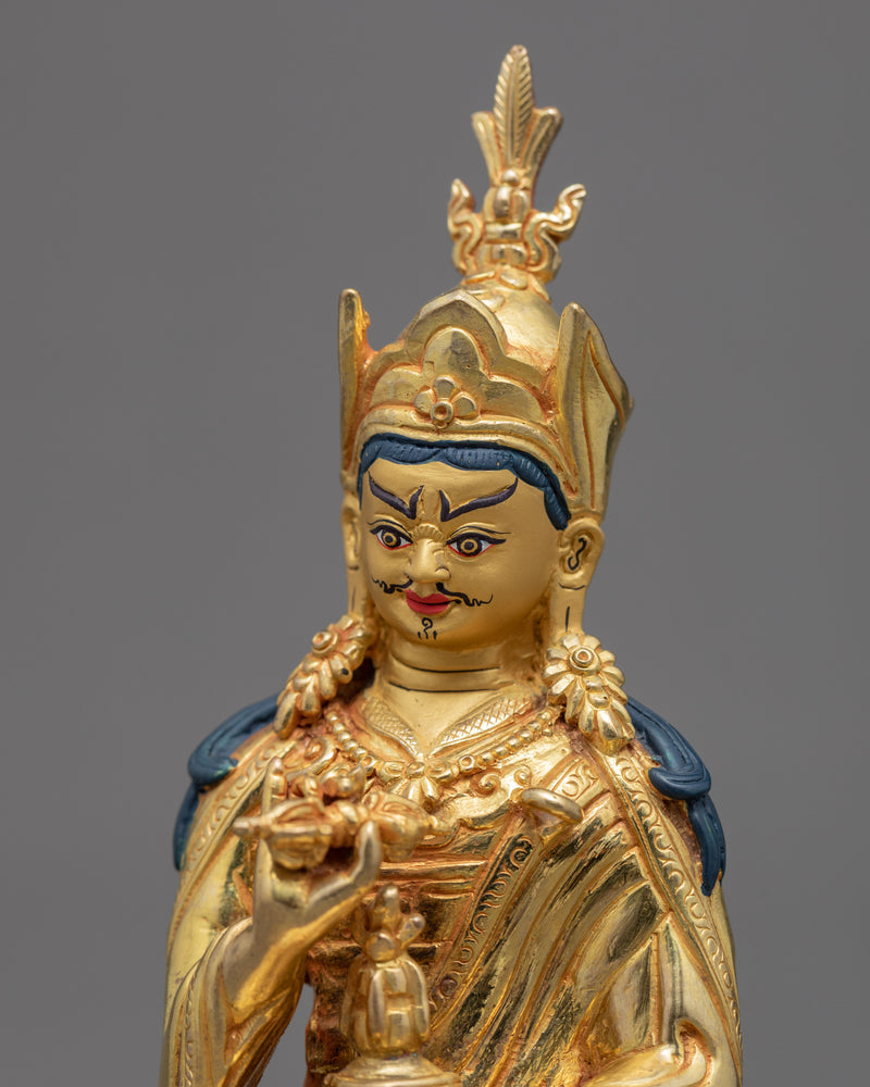 Guru Padmasambhava Artwork | Traditionally Hand Carved Statue