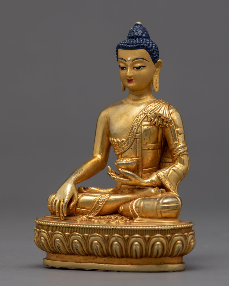 Small Shakyamuni Buddha Art | Traditional Buddhist Statue