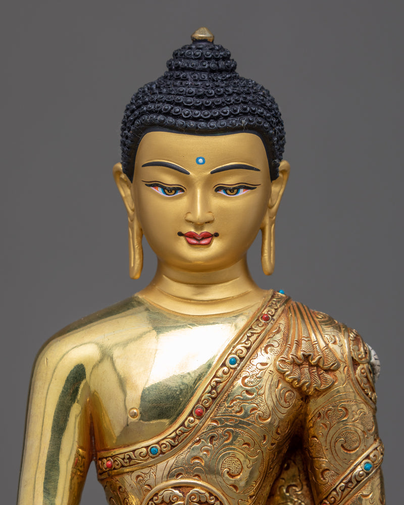 The Buddha Shakyamuni Art | Magnificently Hand Carved Buddhist Statue