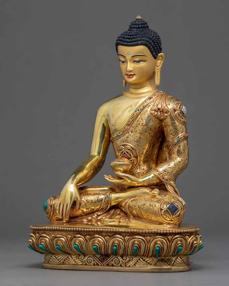 The Buddha Shakyamuni Art | Magnificently Hand Carved Buddhist Statue